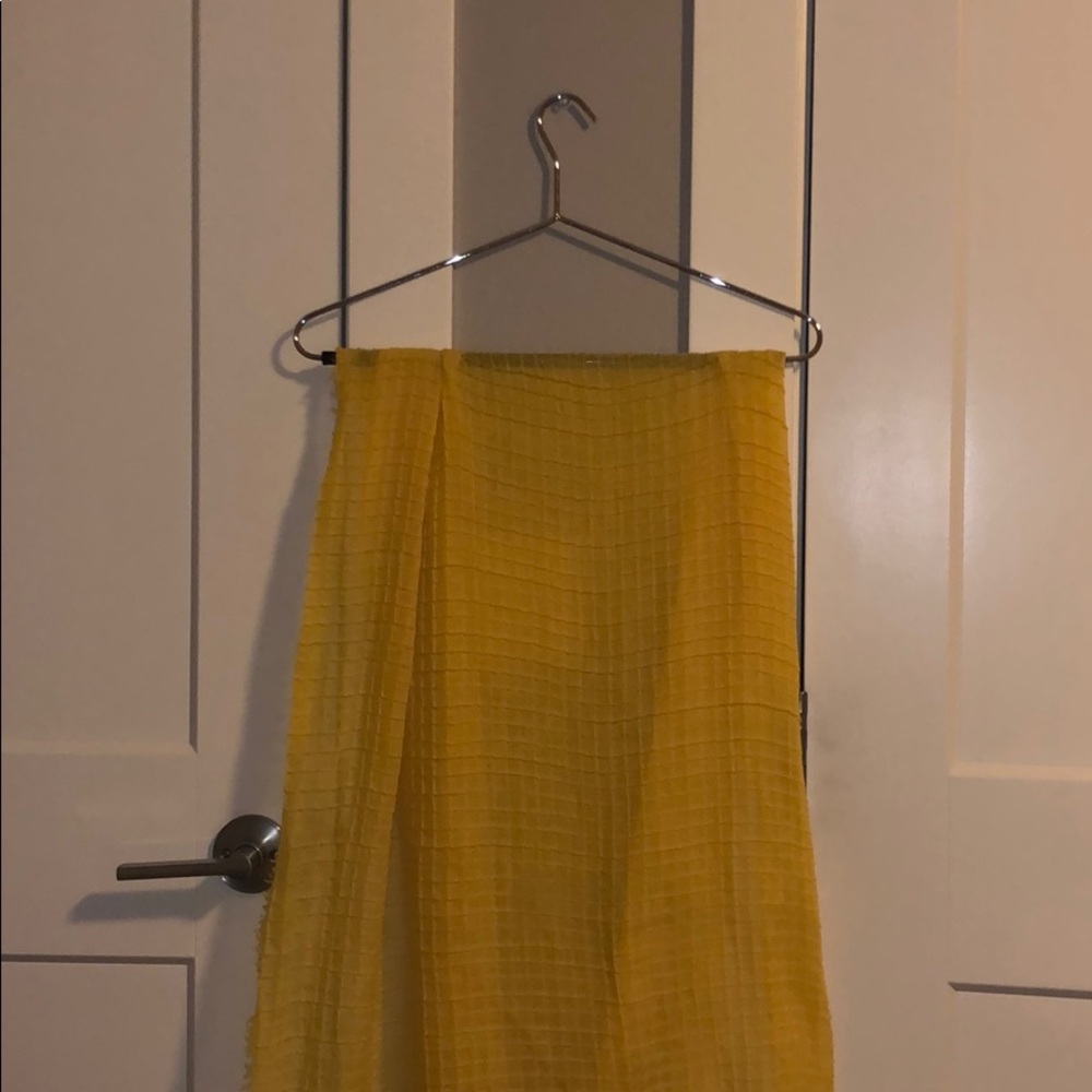 Women’s Long Yellow Scarf